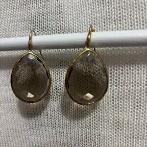 Stone Smokey Topaz "like" Brown Earrings